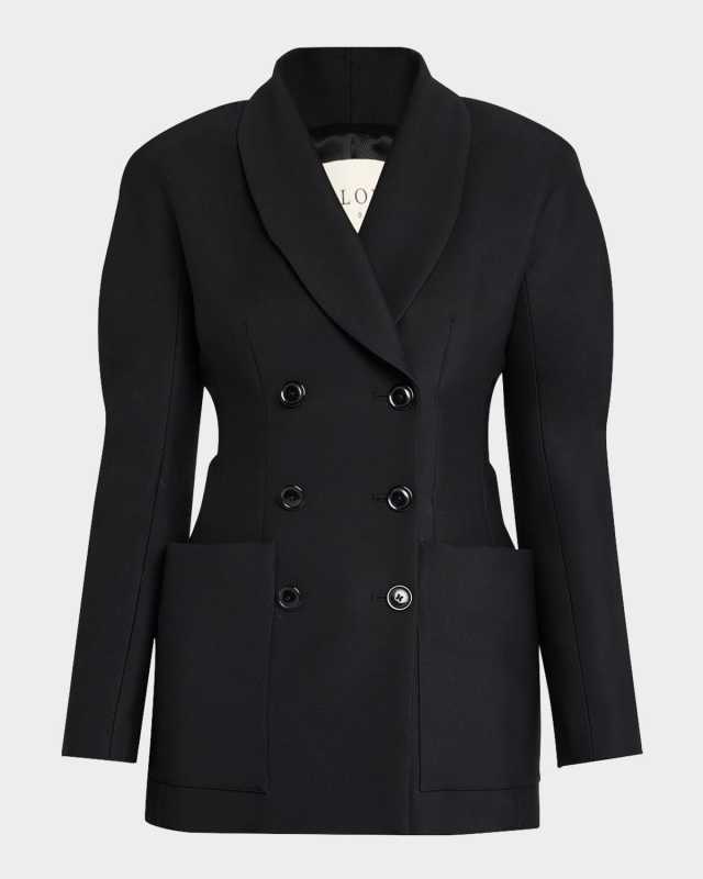 Simone Double-Breasted Blazer Jacket